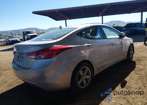 2012 Hyundai Elantra Gls from USA, damaged, VIN 5NPDH4AE9CH067814